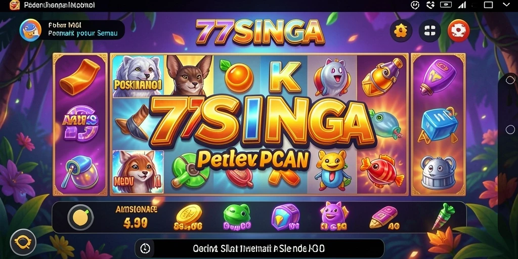 Tampilan gameplay slot yang penuh warna dan menarik.