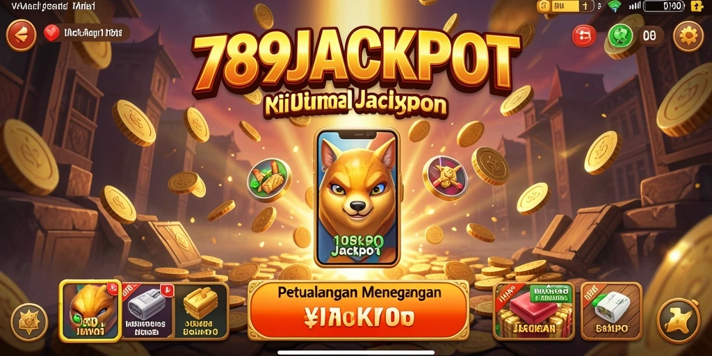 Tampilan gameplay 789JACKPOT yang mendebarkan dan penuh petualangan.