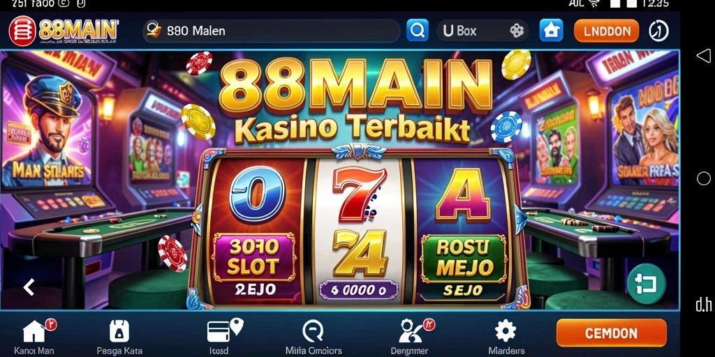 Tampilan gameplay Kasino yang mendebarkan di 88MAIN.