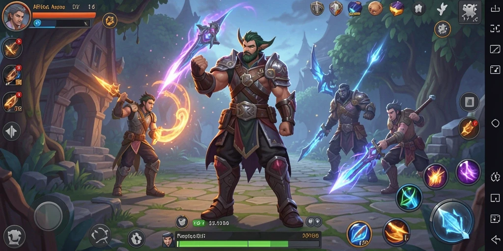 Tampilan menarik dari gameplay API66 dalam dunia ARPG.