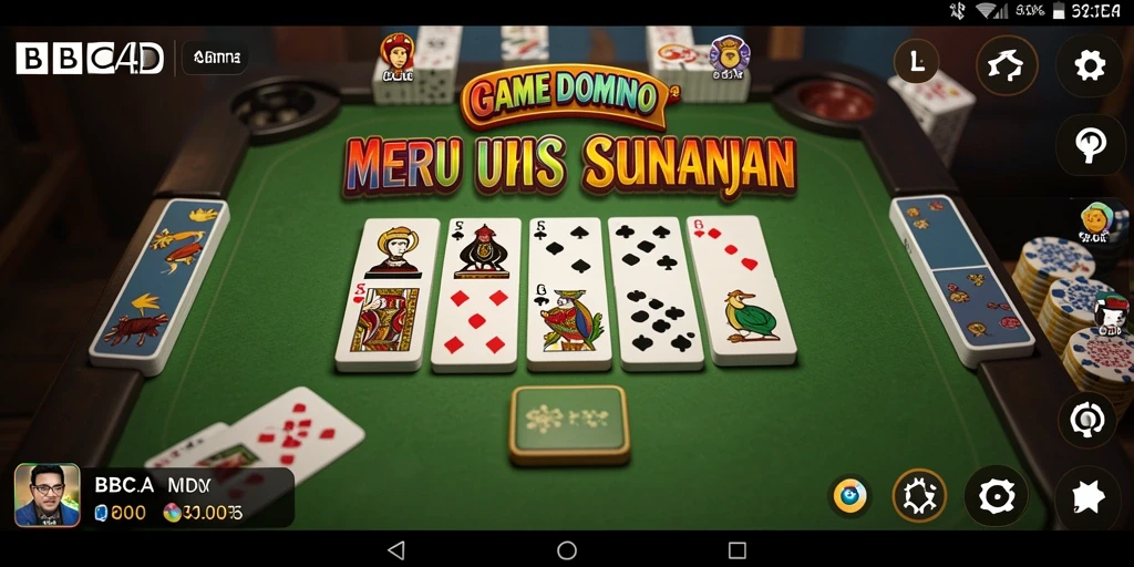 Screenshot menampilkan gameplay seru dari game domino.