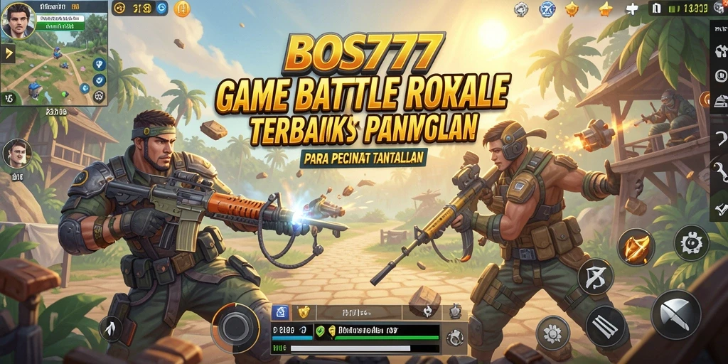 Tampilan gameplay mendebarkan di BOS777 dengan pertempuran intens.