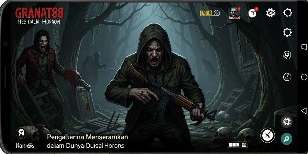Gameplay menyeramkan dengan suasana horor yang intens.