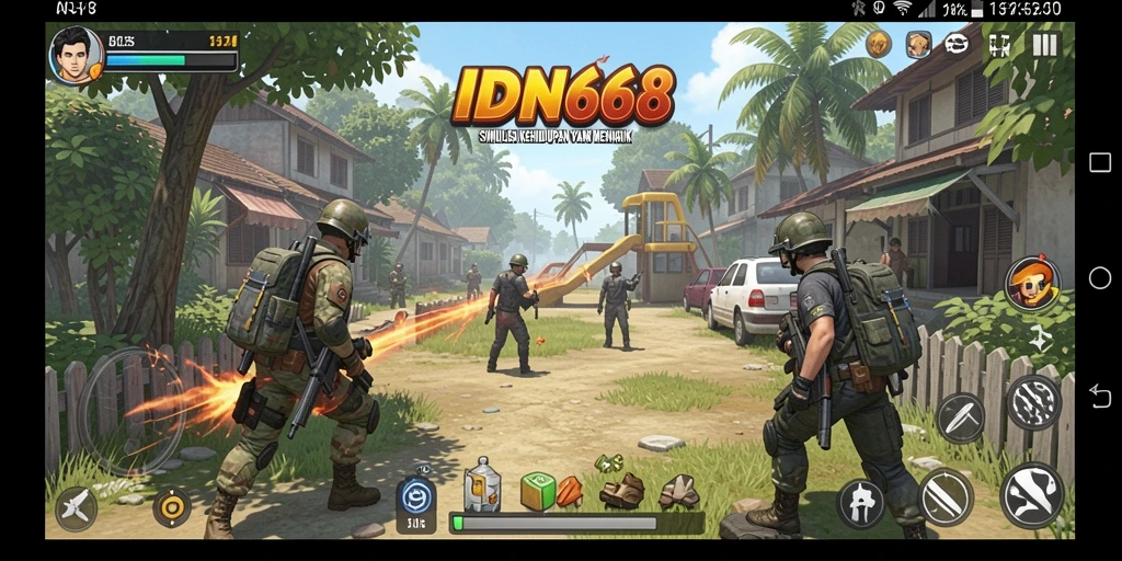 Tampilan gameplay IDN668 yang mendalam dan interaktif.