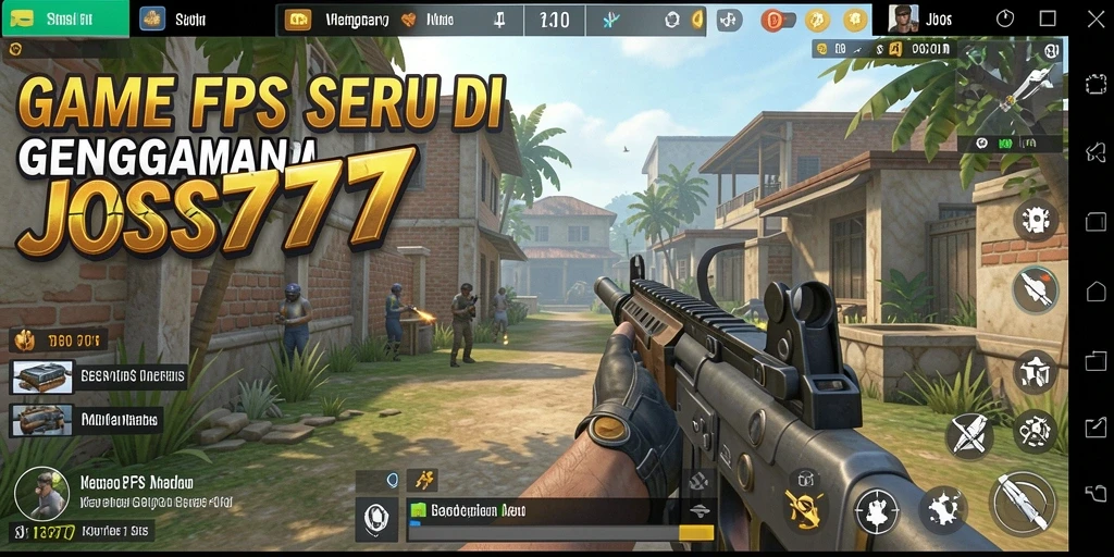 Screenshot gameplay JOSS777 yang menunjukkan aksi pertempuran mendebarkan