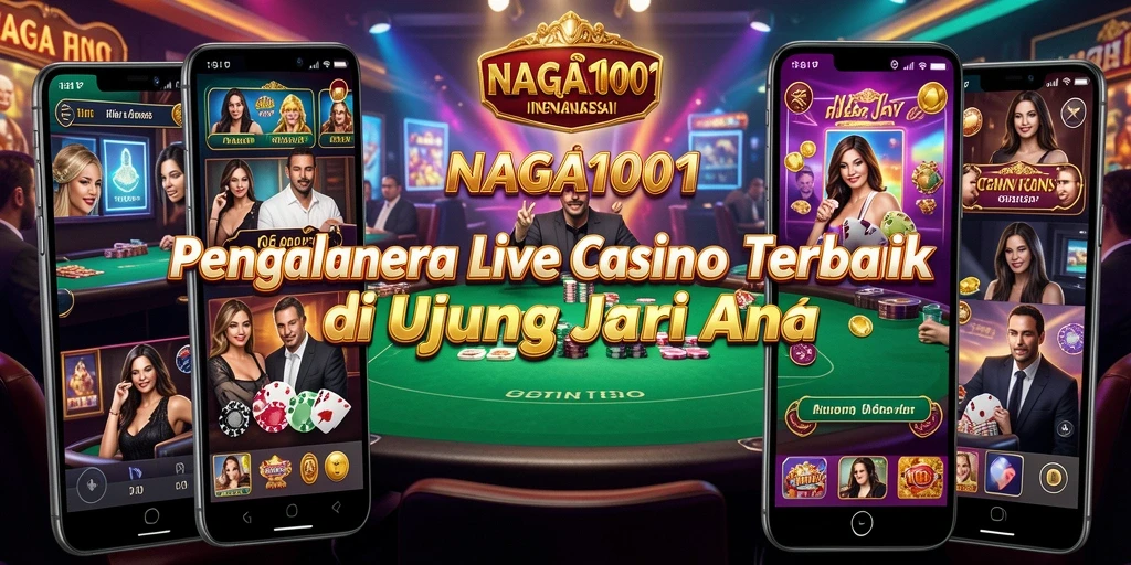 Tampilan gameplay Live Casino yang menarik di NAGA1001.