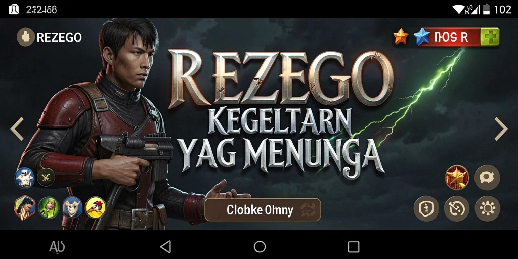 Tampilan menakutkan dari gameplay REZEGO di dunia yang gelap.