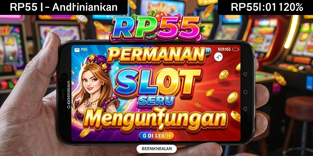 Screenshot gameplay RP55 menampilkan keseruan Slot yang mendebarkan.