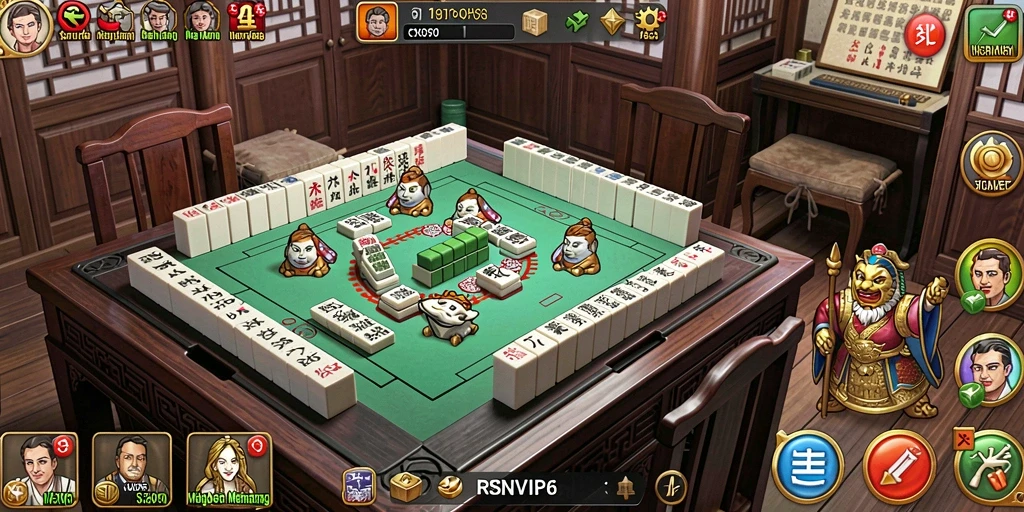 Screenshot dari gameplay RSNVIP6 menunjukkan suasana permainan yang seru.