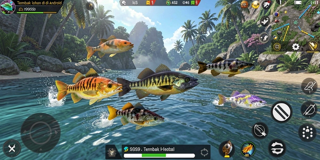 Gameplay seru Tembak Ikan di S9S9 dengan grafis menawan.