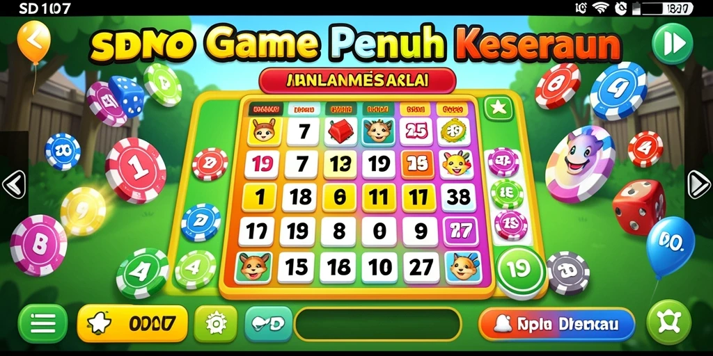 Tampilan gameplay seru dari SD107 yang menghadirkan kegembiraan Bingo.
