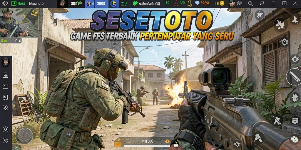 Screenshot SESETOTO menampilkan momen pertempuran yang mengasyikkan.