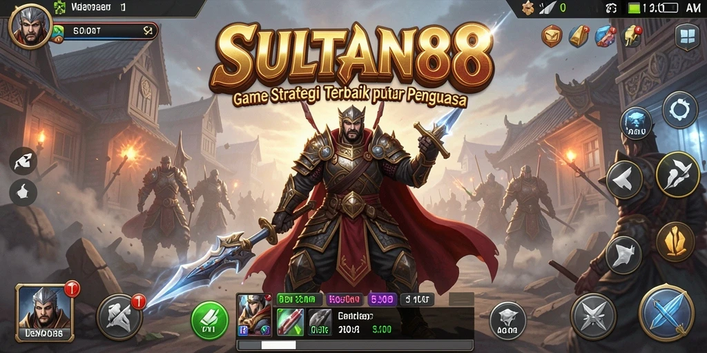 Tampilan dinamis dari pertempuran dalam SULTAN88 yang menegangkan.